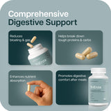 Houston Enzymes TriEnza Multi-Enzymes 50g capsule close-up