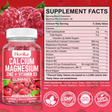 Hovika Calcium Magnesium Zinc Gummies 200g raspberry flavour