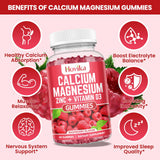 Hovika Calcium Magnesium Zinc Gummies 200g side view