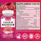 Hovika Calcium Magnesium Zinc Gummies on a wooden table