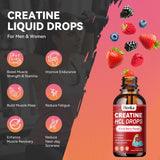 Hovika Creatine HCL Liquid Drops 1500mg dosage dropper
