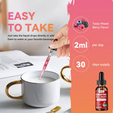 Hovika Creatine HCL Liquid Drops in a glass of water
