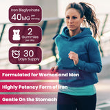 Hovika Iron Gummies 200g lifestyle scene with active individuals