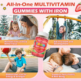 Hovika Kids Iron Gummies in a bowl