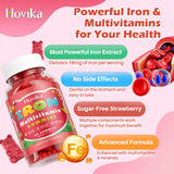 Hovika Kids Iron Gummies on a table