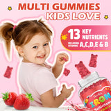 Hovika Kids Iron Gummies strawberry flavour packaging