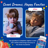Hovika Kids Magnesium Glycinate Gummies bottle with strawberry gummies