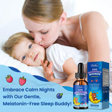Hovika Kids Magnesium Glycinate Liquid Drops on a kitchen counter