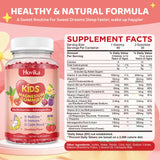 Hovika Kids Magnesium Gummies 215g packaging on a kitchen counter