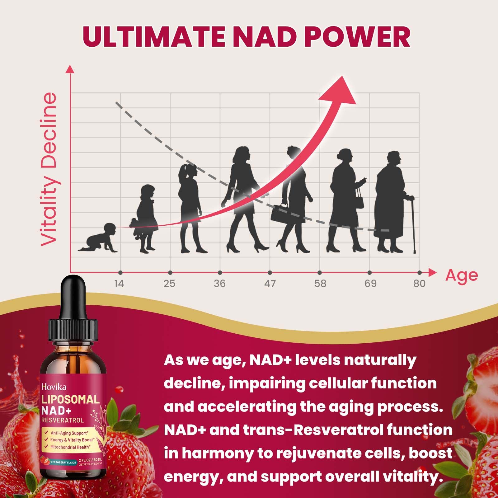 Hovika Liposomal NAD+ Supplement lifestyle scene