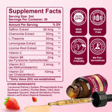 Hovika Liposomal Saffron Liquid Supplement bottle side view