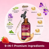 Hovika Liposomal Saffron Liquid Supplement dropper close-up