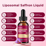 Hovika Liposomal Saffron Liquid Supplement packaging details