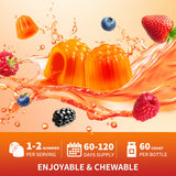 Hovika Lithium Orotate Gummies mixed berry flavour in a bowl