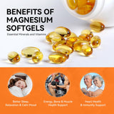 Hovika Magnesium Glycinate Supplement 400mg softgels with packaging