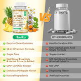 Hovika Nerve Support Gummies displayed with other health supplements