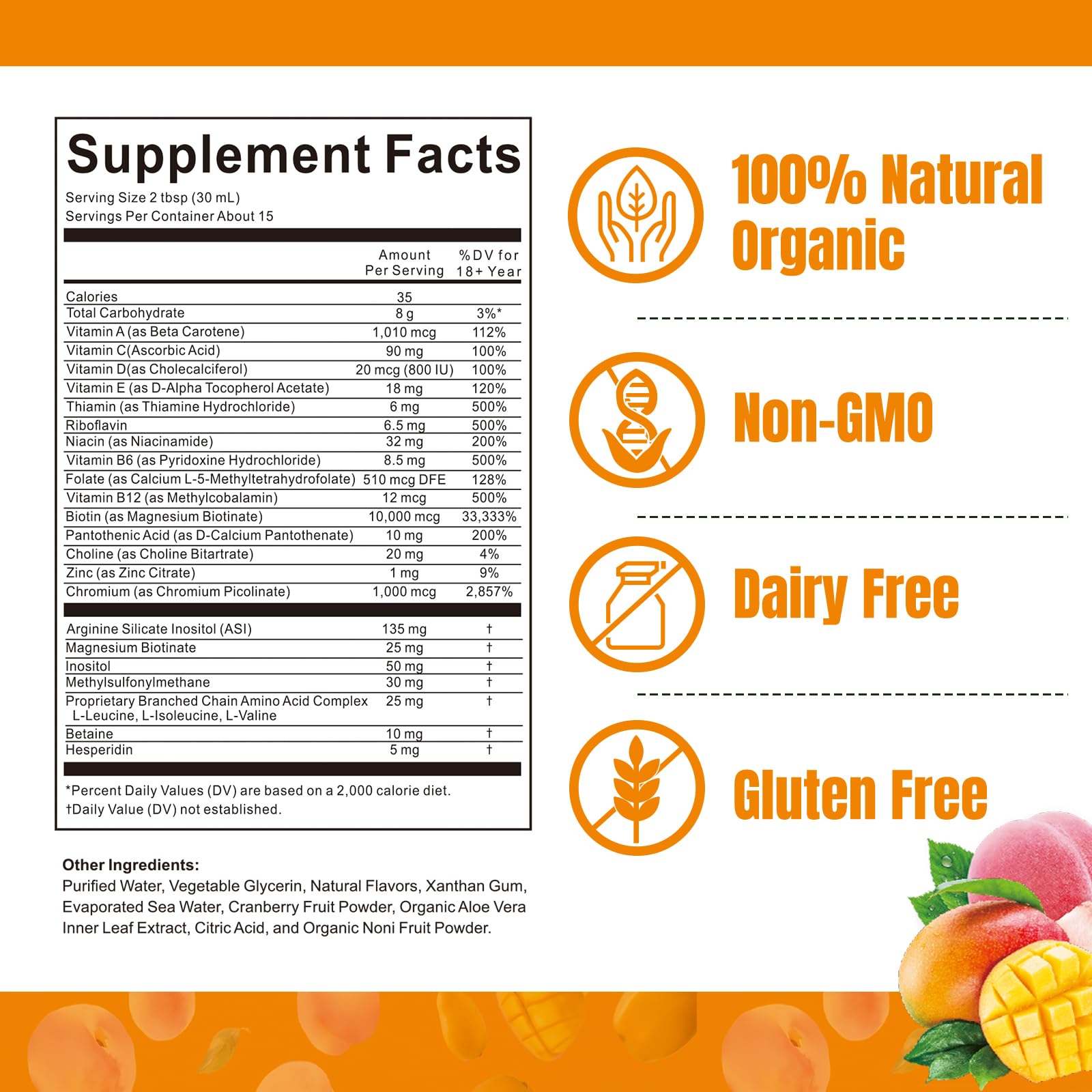HOWEEJET Liquid Multivitamin serving suggestion with spoon