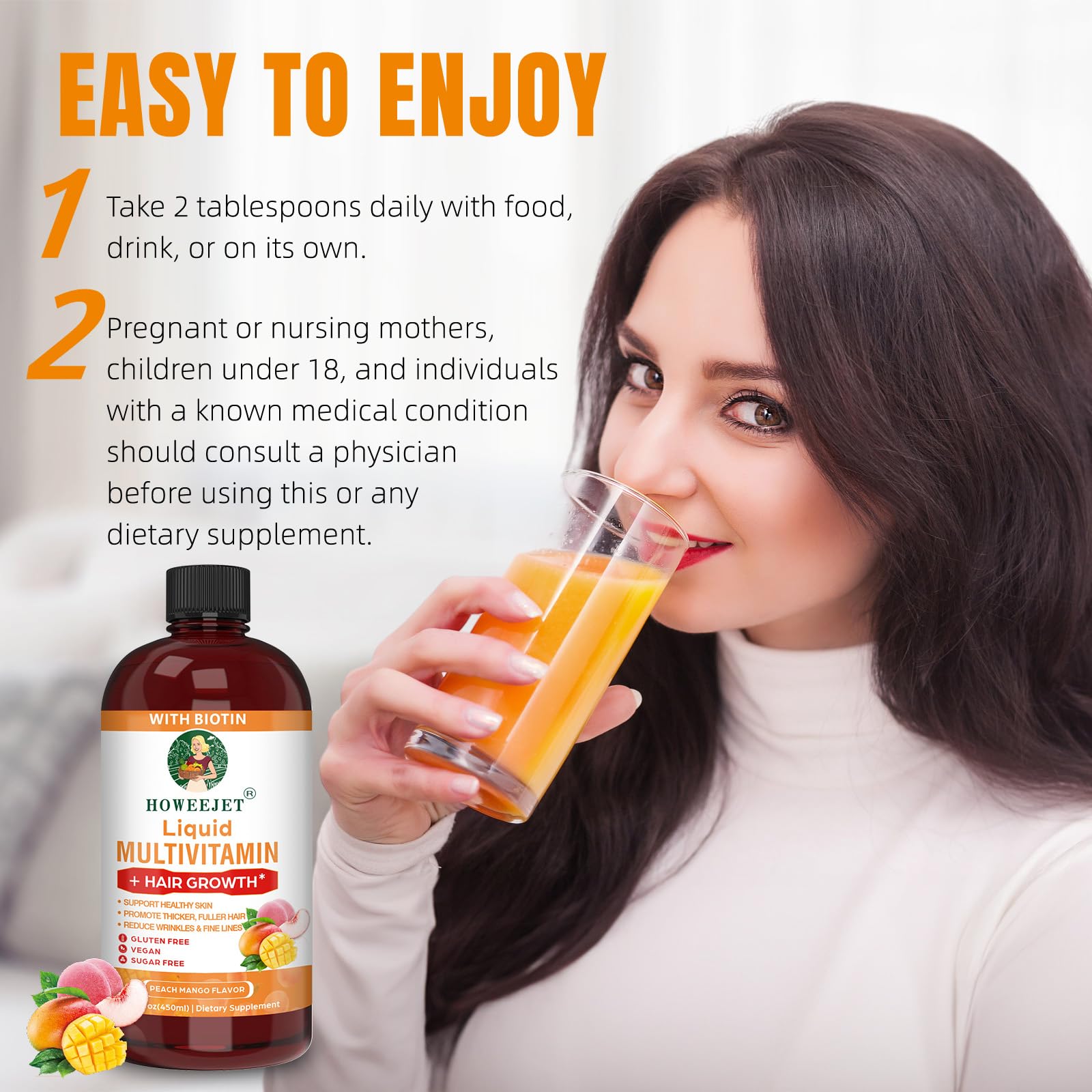HOWEEJET Liquid Multivitamin with fresh fruits