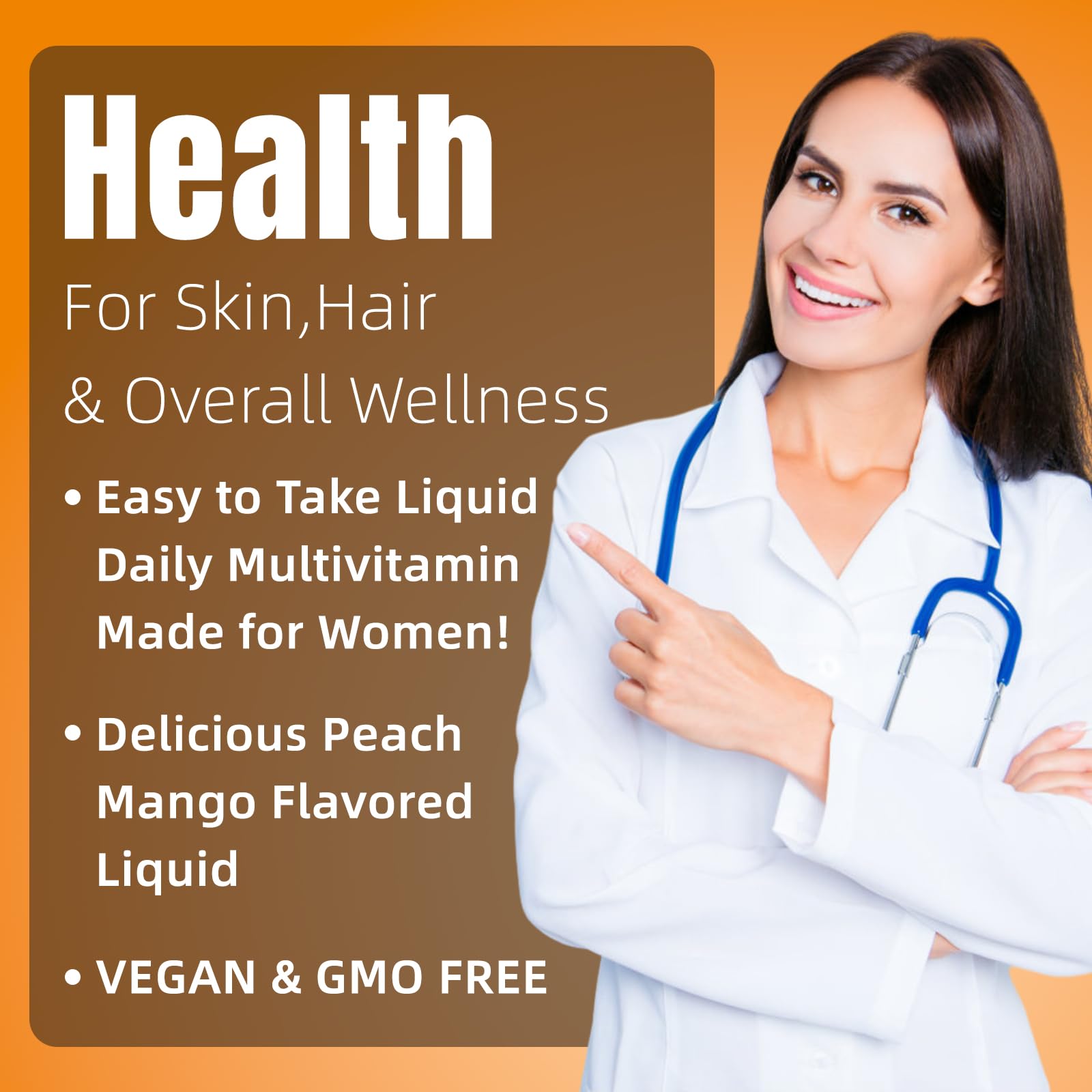 HOWEEJET Multivitamin Liquid Supplement bottle with fresh fruits
