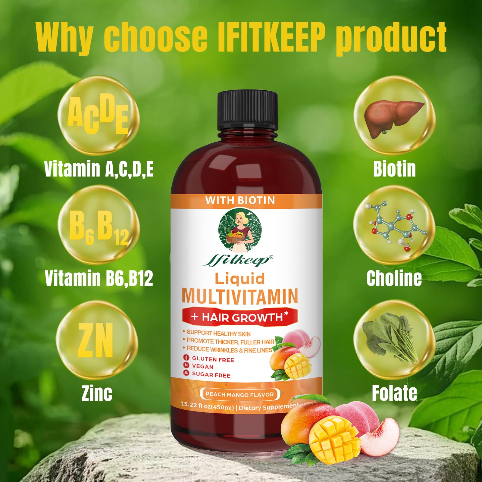 HOWEEJET Multivitamin Liquid Supplement serving size
