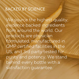HPD Rx PAPCLEAR supplement bottle with a measuring spoon