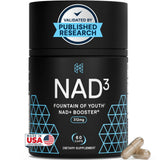 HPN NAD(3) supplement bottle front view