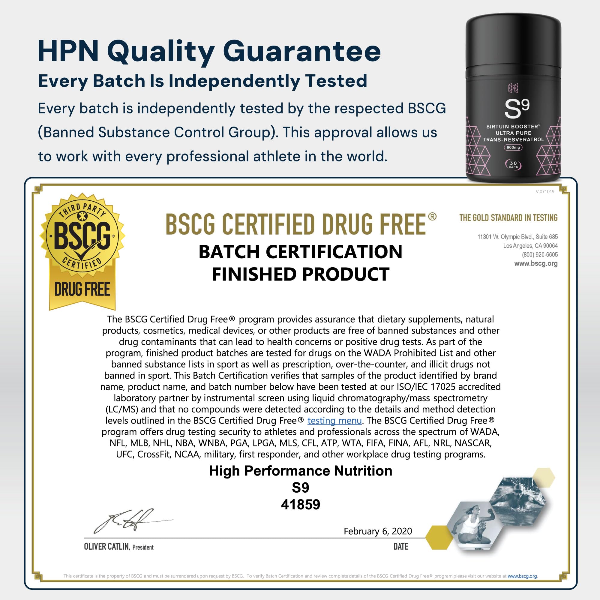 HPN Resveratrol Supplement packaging