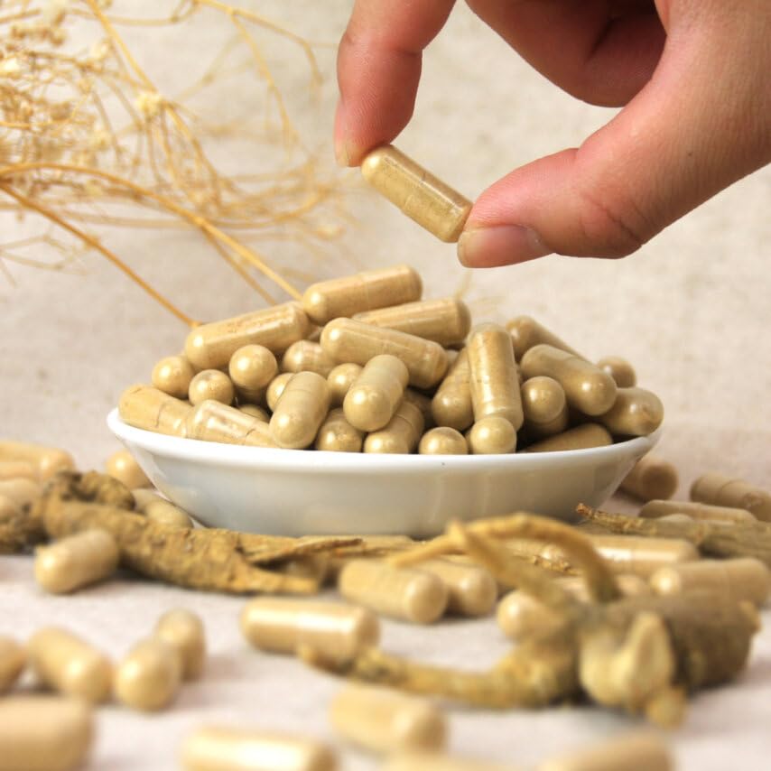 Hsu's American Ginseng Capsules back view with ingredient list