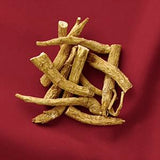 Hsu's American Ginseng Prongs 163g with traditional tea setup