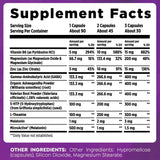 HTLT Delta Sleep ingredients list on the packaging