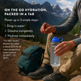 HTWO Molecular Hydrogen Tablets on a gym bag