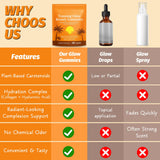 HuaangMaox Astaxanthin Tanning Gummies bottle side view