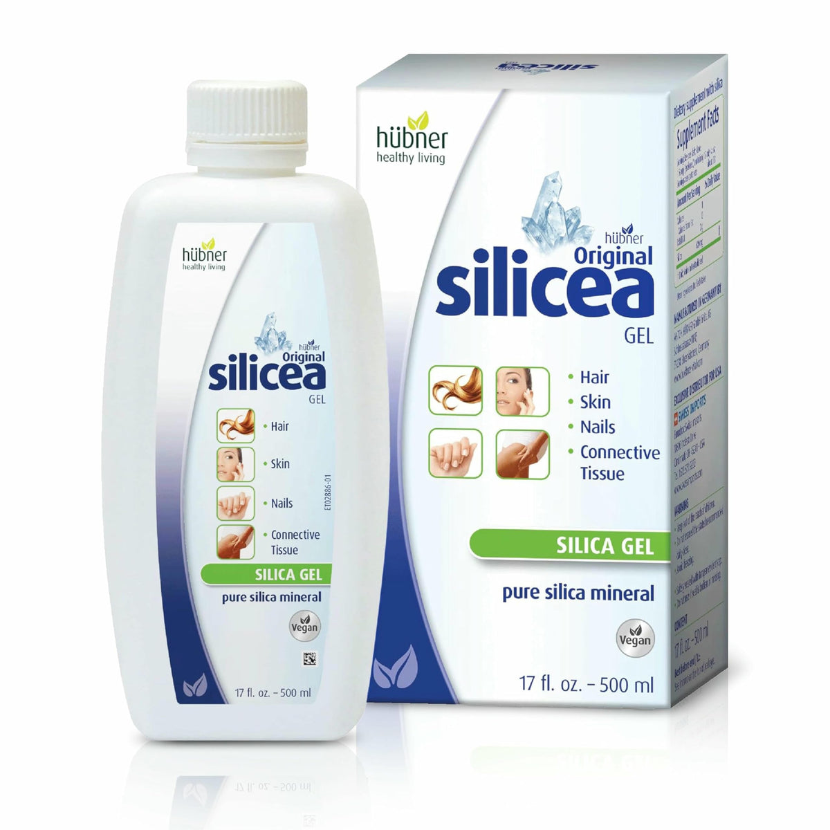 hübner Silicea Gel for Hair, Skin, and Nails front view