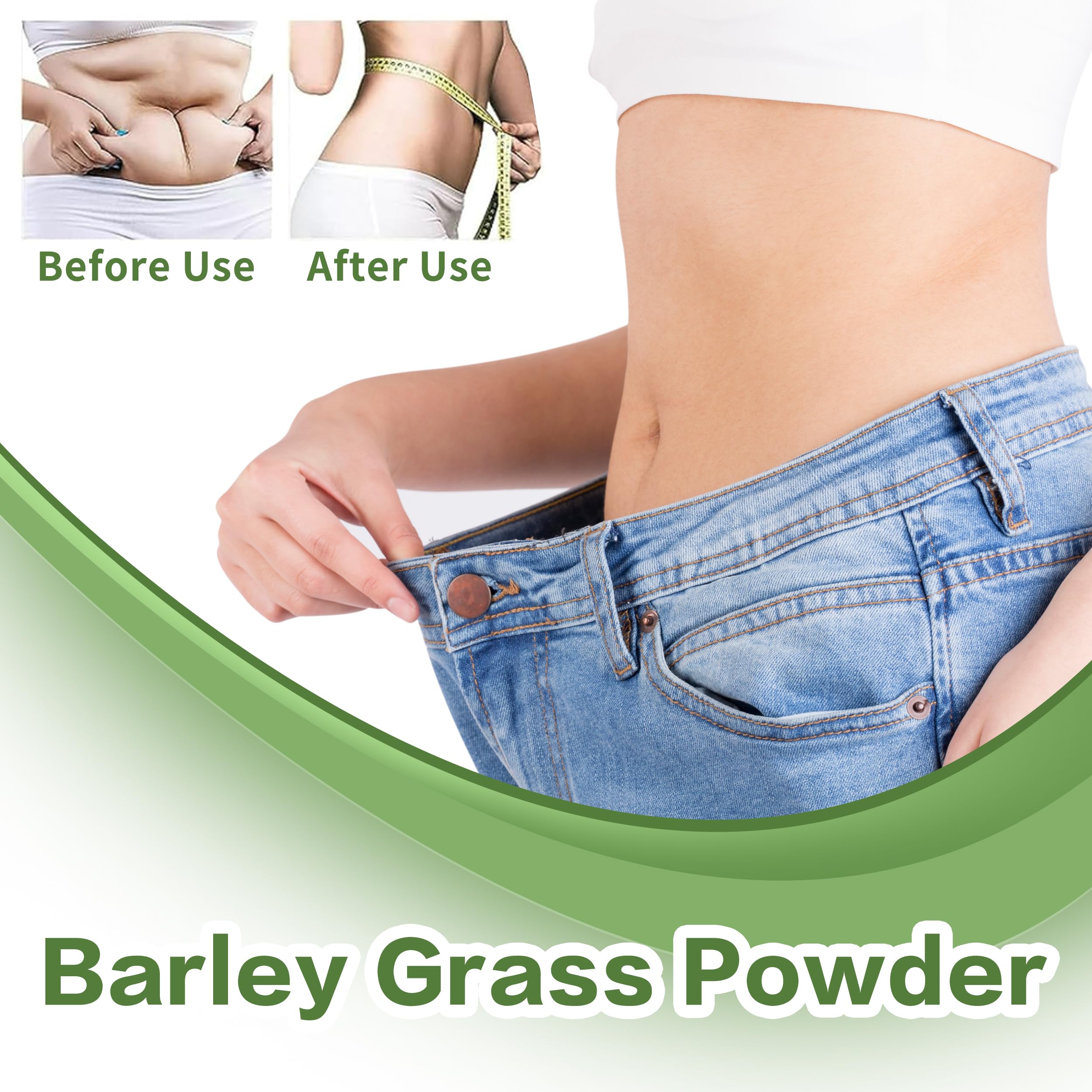 Hudetex Barley Grass Powder 222g mixed in smoothie