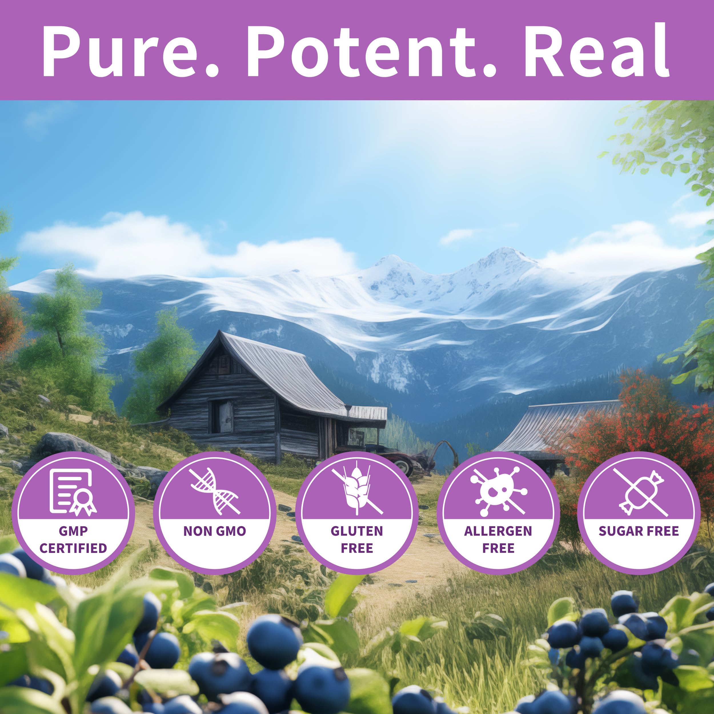 Hudetex Blueberry Lutein Gummies nutritional information