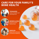 Hudetex Calcium Citrate Gummies in a bowl for serving