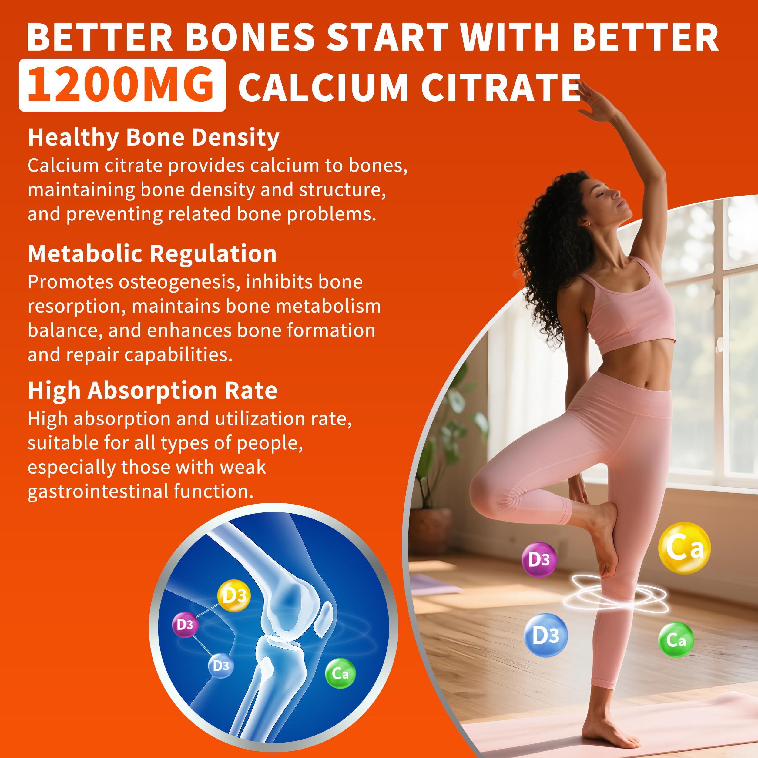 Hudetex Calcium Citrate Gummies with vitamin D3 on a wooden table