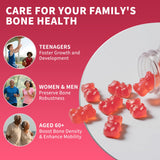 Hudetex Calcium Gummies 1200mg natural peach flavour