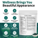 Hudetex Chlorella Powder packaging side view