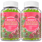 Hudetex Cortisol Supplement Gummies for Women 60 count bottle front view