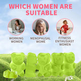 Hudetex Cortisol Supplement Gummies for Women apple-flavoured gummy bears