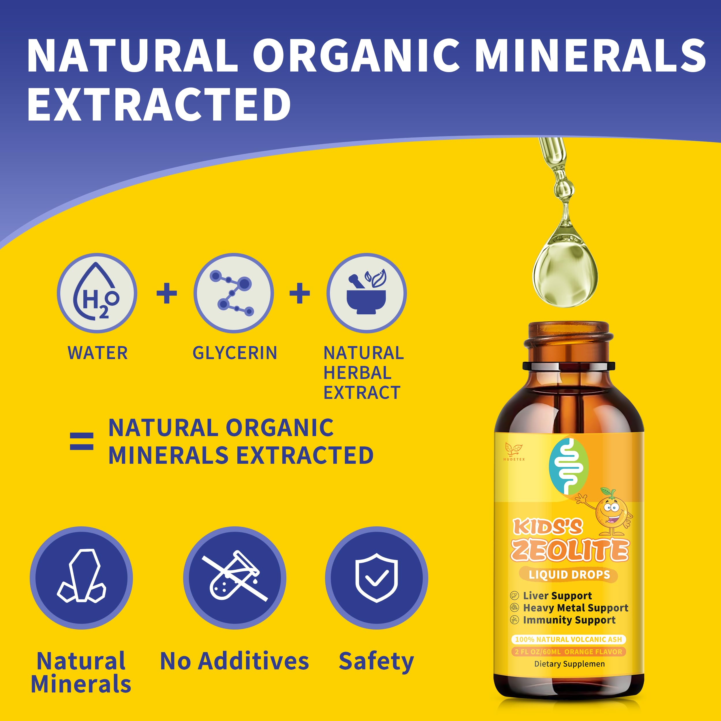 Hudetex Zeolite Liquid Multimineral Supplement in a lifestyle setting