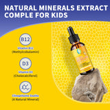 Hudetex Zeolite Liquid Multimineral Supplement side view showing dosage instructions