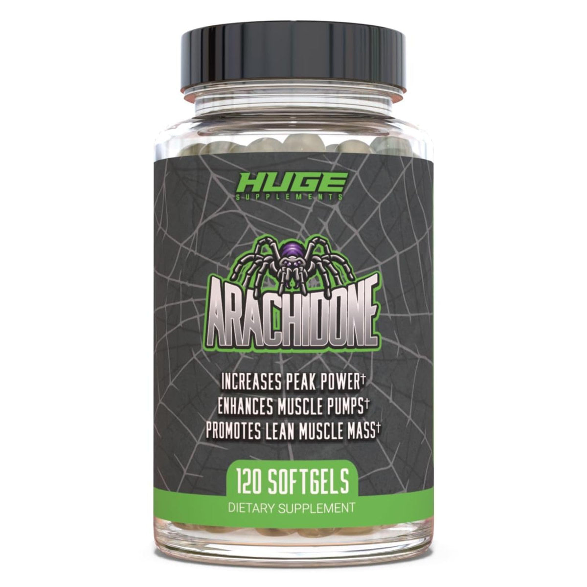 Huge Supplements Arachidone 1500mg Arachidonic Acid front view