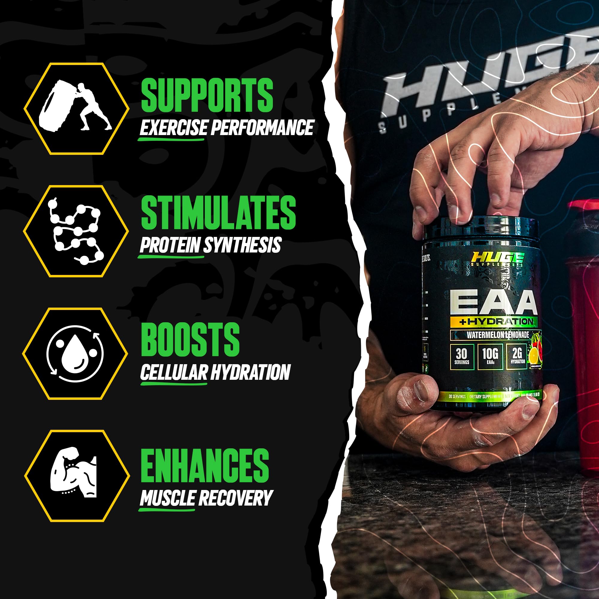Huge Supplements EAA Supplement nutritional information