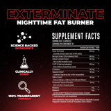 Huge Supplements Exterminate Night Time Fat Burner capsule format