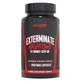 Huge Supplements Exterminate Night Time Fat Burner front view