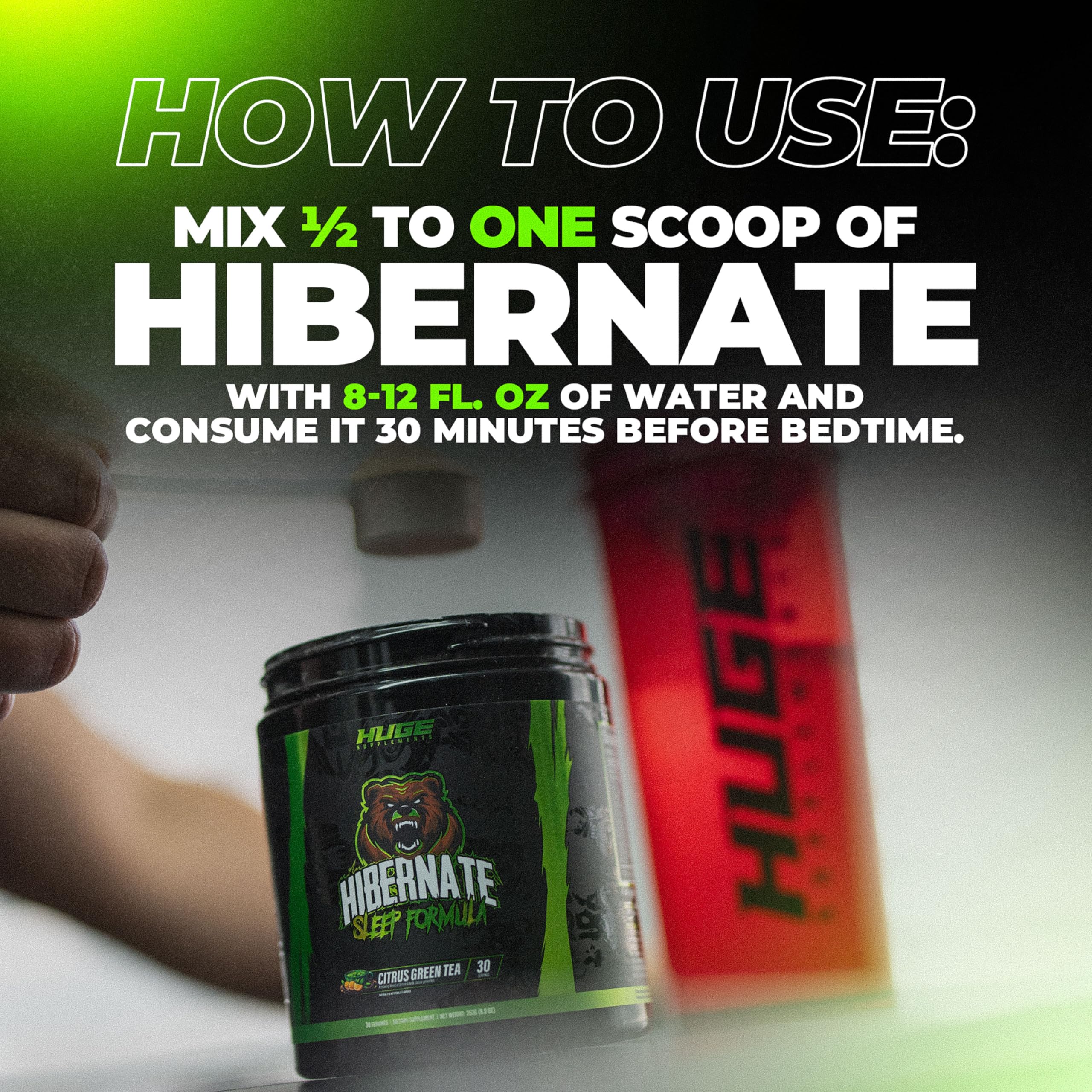 Huge Supplements Hibernate Sleep Supplement back view