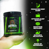 Huge Supplements Hibernate Sleep Supplement label close-up