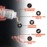 Huge Supplements Multi-Vitamin for Men nutritional information